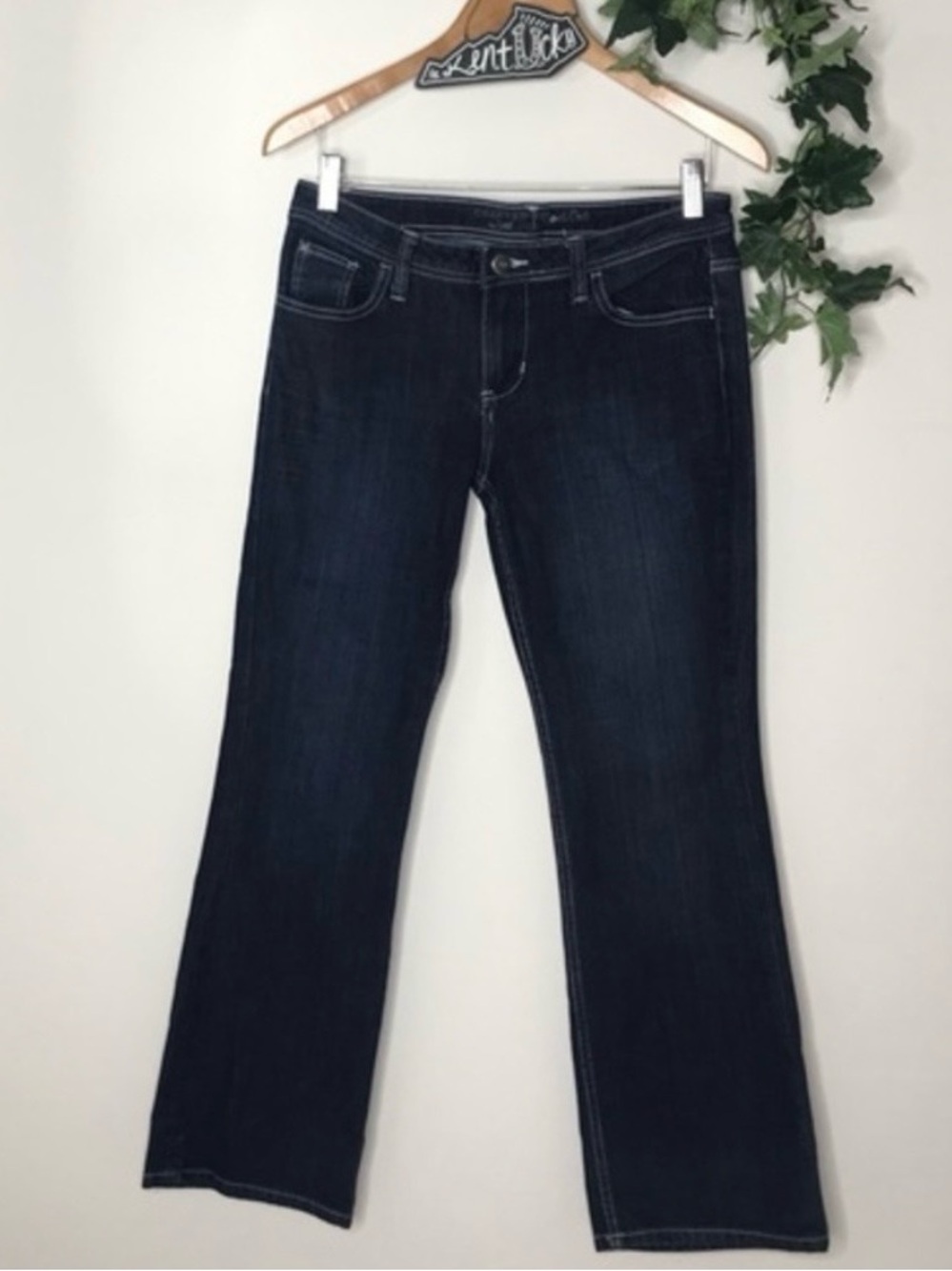 Crafted by Lee Dark Wash Boot Cut Jeans 6S